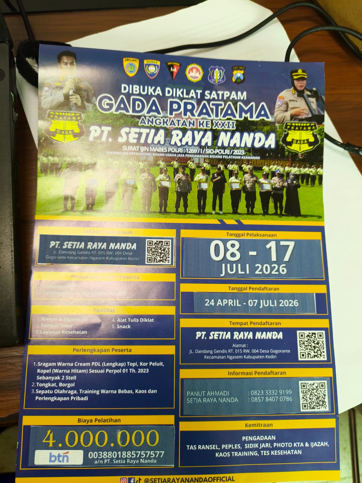 DIKLAT SATPAM GADA PRATAMA